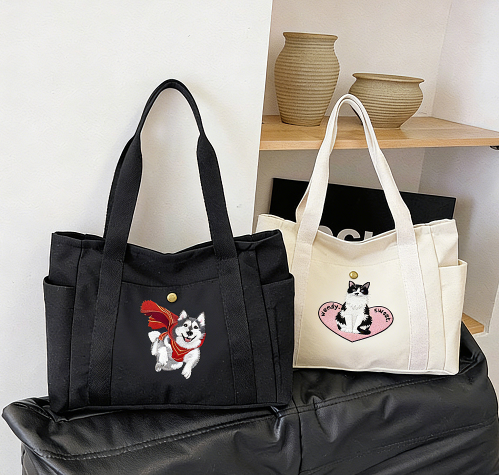 Embroidery Memory Tote Bag